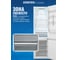 Холодильник Centek CT-1735 NF White multi No-Frost321л (76л/245л) 595х635х2010мм(ШхГхВ), А+,GMCC CT-1735 White 6