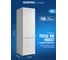 Холодильник Centek CT-1735 NF White multi No-Frost321л (76л/245л) 595х635х2010мм(ШхГхВ), А+,GMCC CT-1735 White 8