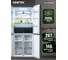 Холодильник Centek CT-1744 NF Marble Мрамор total NF415л (148л/267л) 782х630х1825мм, Стекло, 4 дв CT-1744 Marble 3