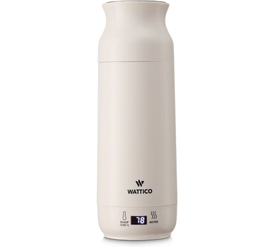 Маленький электрический мини чайник WATTICO KETTLE 450мл бежевый kettle_milk 1
