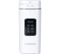 Маленький электрический мини чайник непроливайка WATTICO KETTLE 350мл белый backpack_kettle
