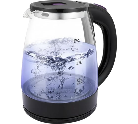 Чайник стеклянный BlackWeld 2L с подсветкой MB0302 150090 1