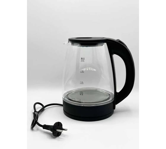 Чайник стеклянный BlackWeld 2L с подсветкой 144223 1