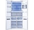 Холодильник Centek CT-1746 NF White Glass NF600л (212л/388л) 833х668х1920мм, Стекло, 4 двери CT-1746 White 3