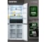 Холодильник Centek CT-1745 NF Marble Мрамор total NF503л (186л/317л) 853х694х1775мм, Стекло, 4 дв CT-1745 Marble 3