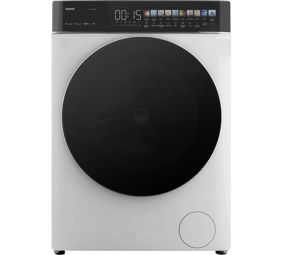 Стиральная машина Centek (белый) 1400 /8кг/ 52см /11прог /Диспл/INVERTER/Сушка 5кг/Пар/A+++ CT-1944 1