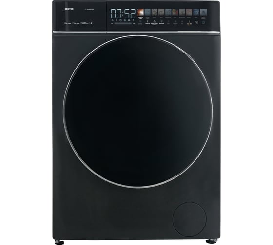 Стиральная машина Centek (серый) 1400 /8кг/ 52см /11прог /Диспл/INVERTER/Сушка 5кг/Пар/A+++ CT-1945 1