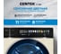 Стиральная машина Centek бежевый, 1200/8кг/52см/Прямой привод/Цветной сенсор/Сушка 5кг/A+++ CT-1968 4