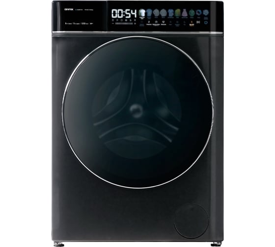 Стиральная машина Centek черный, 1200/8кг/52см/Прямой привод/Цветной сенсор/Сушка 5кг/A+++ CT-1967 1