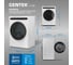 Стиральная машина Centek белый, 1400 / 8кг / 52см / 11пр /Дисплей/ INVERTER /Сушка 5кг/A+++ CT-1951 5