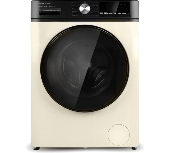 Стиральная машина Centek бежевый, 1400 / 8кг / 52см / 16пр /Дисплей/INVERTER/Сушка 5кг/A+++ CT-1960 1