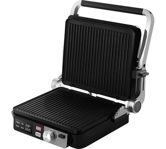 Электрический гриль BQ GR3009 Черный-Стальной 86208664 1