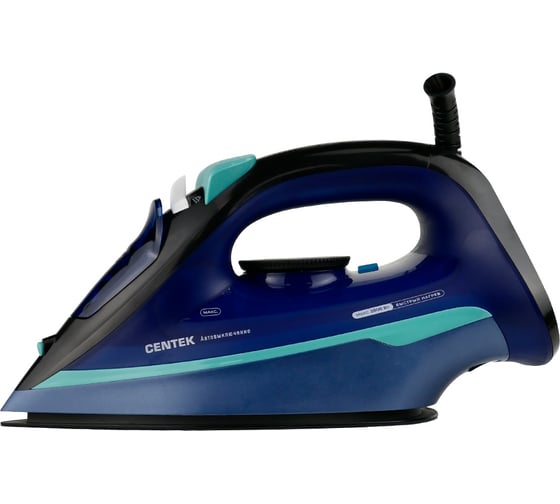 Утюг Centek CT-2324 синий, 2800Вт, автовыключение, 350мл, керамика, капля-стоп, самоочистка CT-2324 NAVY 1