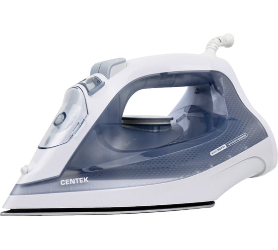 Утюг Centek CT-2308, белый, 2800Вт, 320мл, керамическое покрытие, самоочистка, автовыключение CT-2308 WHITE 1