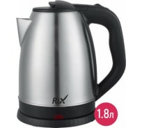 Электрический чайник RIX RKT-1800S, 1,8 л металлический корпус 46436