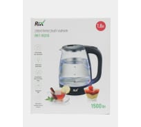 Электрический чайник RIX RKT-1820G 1,8 л стеклянный корпус 46438