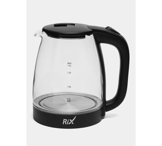 Электрический чайник RIX RKT-1820G 1,8 л стеклянный корпус 46438