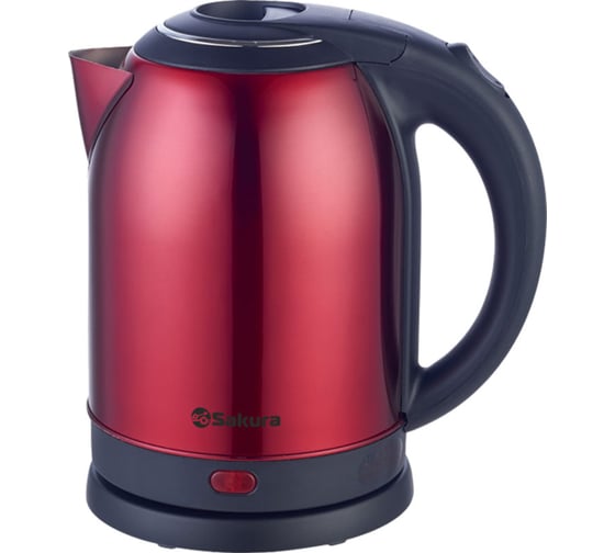 Чайник электрический Sakura SA-2121BR (2.0) красн метал+черн. 00000037189 1