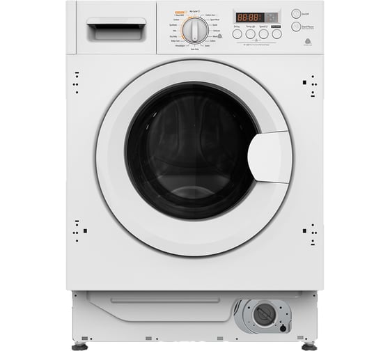 Встраиваемая стиральная машина с сушкой HOMSair WMB1486WH 1