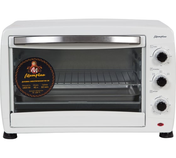 Электрическая духовка Матрёна МА-28 40 л, белая 005719