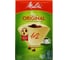 Бумажные фильтры для заваривания кофе Melitta 1x2 80 шт коричневые 100762 1