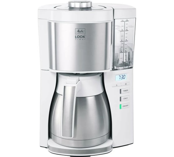 Кофеварка Melitta Look V Therm Timer белая 22247
