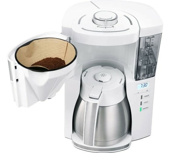 Кофеварка Melitta Look V Therm Timer белая 22247