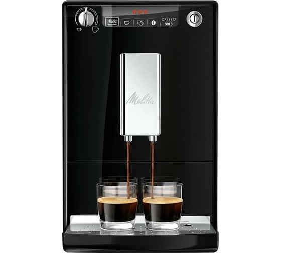 Кофемашина Melitta Caffeo E 950-322 Solo чистый черный 21016