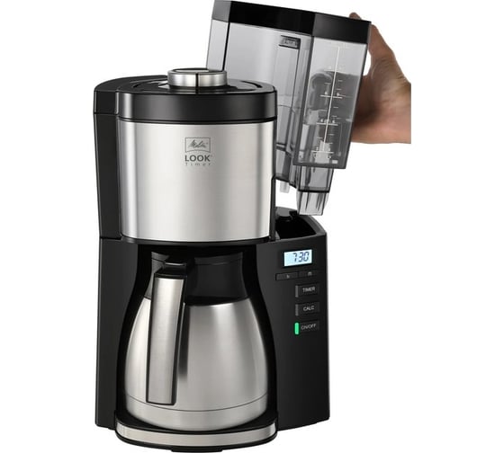 Кофеварка Melitta Look V Therm Timer черная 22257