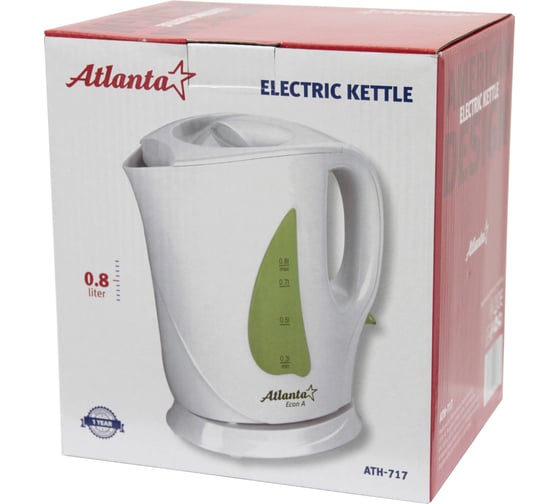 Электрический чайник Atlanta ATH-717 green