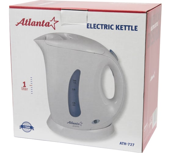 Электрический чайник Atlanta ATH-727 white