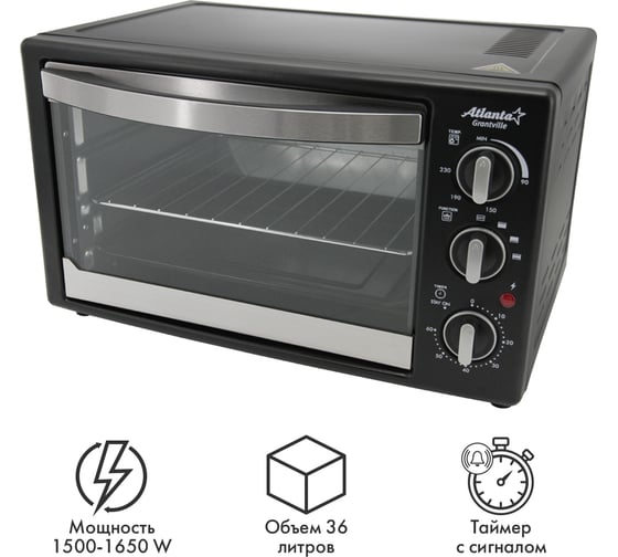 Электрическая печь Atlanta ATH-1403 black