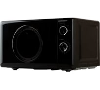 Печь микроволновая Horizont (Черная окантов.серебро,Механика) HSM205 RBS Retro