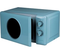 Печь микроволновая Horizont (Голубая окантов.серебро,Механика) HSM205 RL Retro