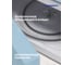 Печь микроволновая Horizont (Голубая окантов.серебро,Механика) HSM205 RL Retro 10