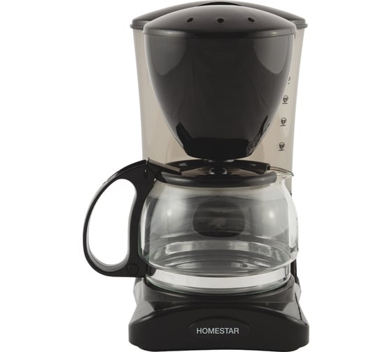 Кофеварка HomeStar HS-2021 черная 550 Вт 0.6 л 005119