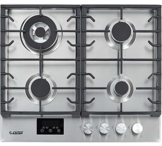 Газовая варочная панель Exiteq EXH-209 inox E30037 1