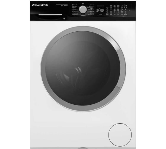 Стиральная машина с инвертором и паром MAUNFELD MFWM128WH400 ST INVERTER 1
