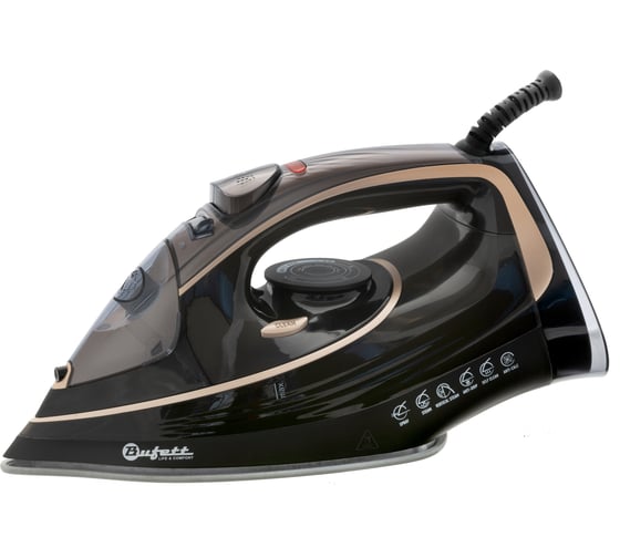 Утюг с отпаривателем Bufett 3000Вт, черный, 640459 1