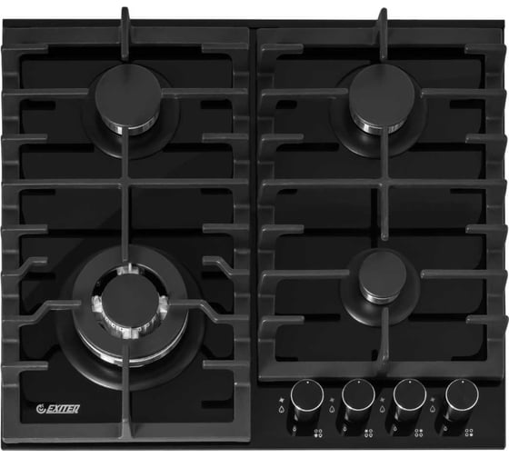 Газовая варочная панель Exiteq EXH-204 black E30030 1