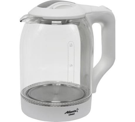 Электрический стеклянный чайник Atlanta ATH-2466 white