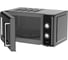 СВЧ Centek CT-1553 (Черный) 800W, 20л, 6 режимов, разморозка, таймер, подсветка, ретростиль хром CT-1553 Black 2