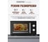 СВЧ Centek CT-1553 (Черный) 800W, 20л, 6 режимов, разморозка, таймер, подсветка, ретростиль хром CT-1553 Black 4