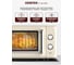 СВЧ Centek CT-1553 (СлонКость) 800W, 20л, 6 режимов, разморозка, таймер, подсветка, ретростиль хром CT-1553 Ivory 5