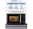 СВЧ Centek CT-1565 (Черный) 700W, 20л, 8 реж-ов, таймер, подсветка, отк дверцы ручкой, блок.от детей CT-1565 Black 10