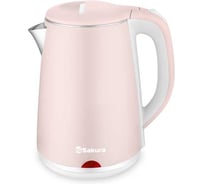 Чайник электрический Sakura SA-2150GP (1.8) роз/сер. УТ000003657