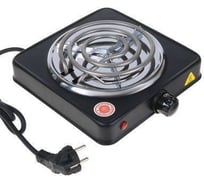 Плитка электро SAKURA ПЭ-02В 1000Вт, 135мм, 1 конфорка/спираль, черный 00000038283