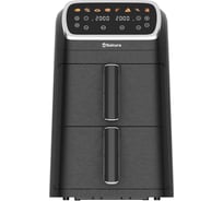 Аэрогриль SAKURA SA-7694BK 2чаши по 5л, таймер УТ000004673