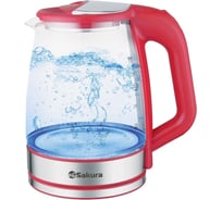 Чайник электрический Sakura SA-2722R (2.2) стекл подсв. РТ-00060316