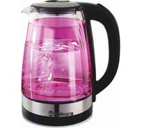Чайник электрический Sakura SA-2744P (1.8) стекл двухслойн подсв. УТ000003696